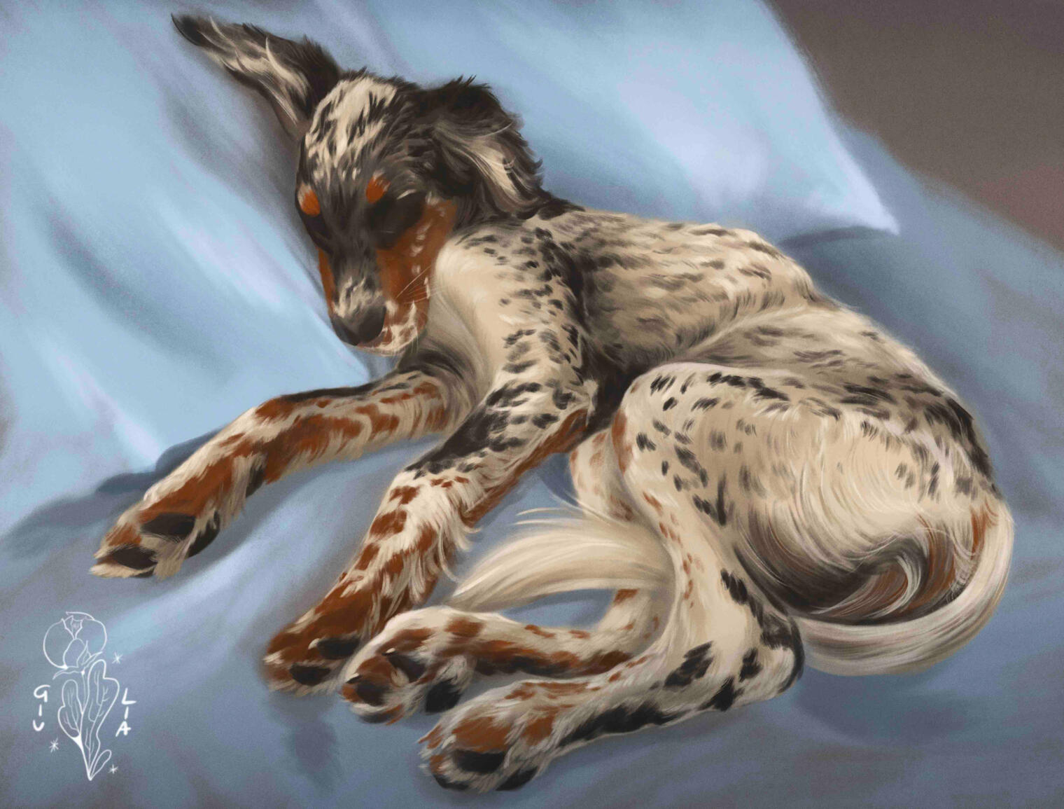 pet portrait, full body: 300€