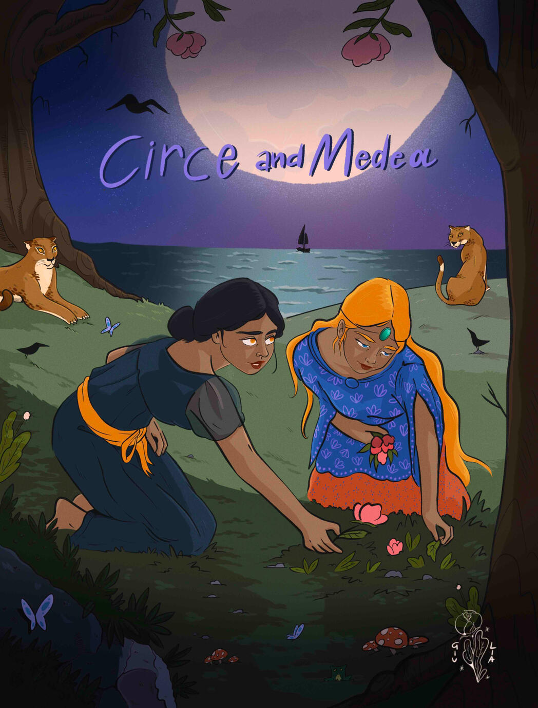 Circe and a young Medea